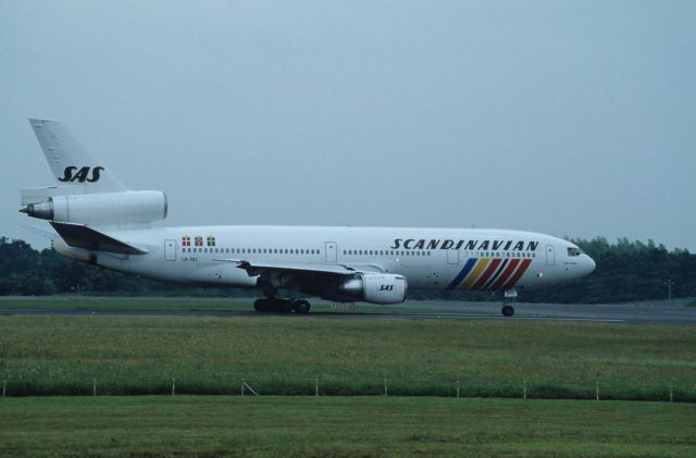 McDonnell Douglas DC-10 (LN-RKC) - Departure at Narita Intl Airport rwy16 on 1990/06/10