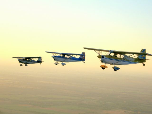 N4161Y — - Flying to a fly in with my friends photo was taken from a Stearman.