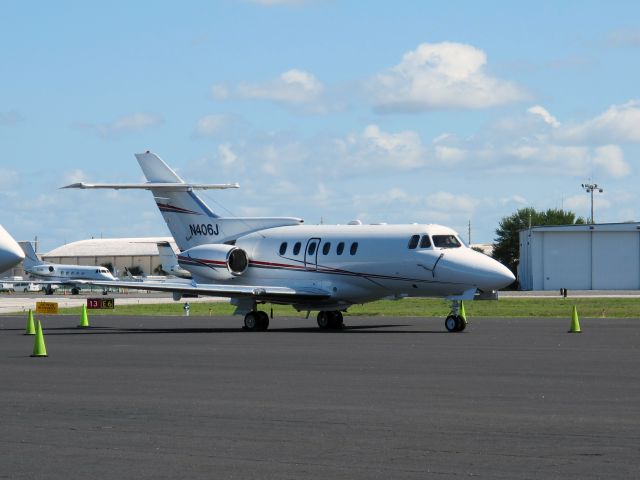 Hawker 800 (N406J) - A very nice business jet. The aircraft is managed by CFM Corporate Flight Management a rel=nofollow href=www.flycfm.comwww.flycfm.com/a