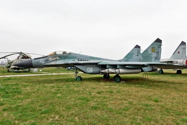 — — - on display at Ukraine State Aviation Museum