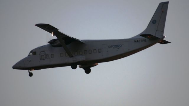 Short SD3-60 (N427PE) - Air cargo Carriers Short Brothers SD-360 on short final to Myrtle Beach International (MYR) on 10/17/2019.