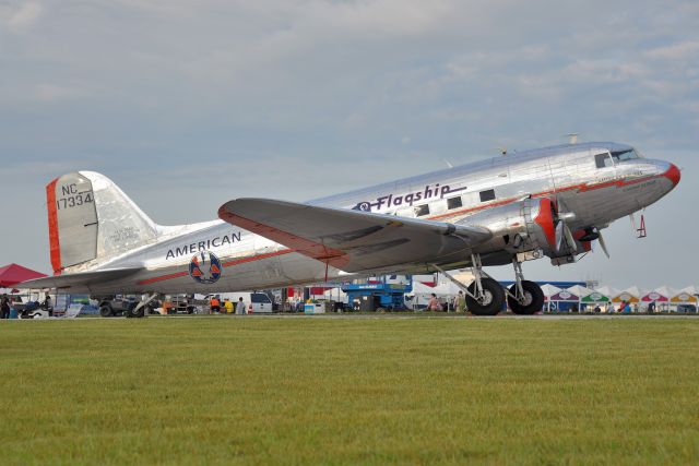 Douglas DC-3 (NC17334) - Dayton Airshow 07-22-23