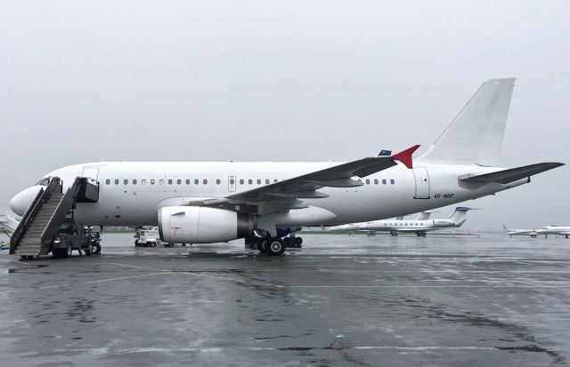 Airbus A319 (4R-MRF) - Srilankan registered A319.  Very very rare to see at Logan 04/26/17
