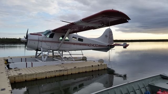 De Havilland Canada DHC-2 Mk1 Beaver (N5143G) - Docked in the Naknek River near King Salmon Airport, AK