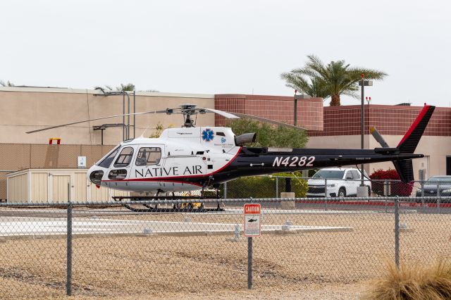 Eurocopter AS-350 AStar (N4282) - Spotted at 3AZ6 on December 24, 2020