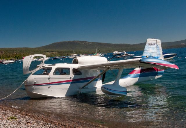 REPUBLIC Seabee (N6449K) - Parked at Lake Tahoe near Obexers, Homewood, CA