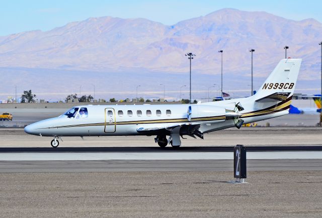 Cessna Citation V (N999CB) - N999CB 2005 Cessna 560 C/N 560-0692 -  Las Vegas - McCarran International (LAS / KLAS) USA - Nevada, December 03, 2011 Photo: Tomás Del Coro