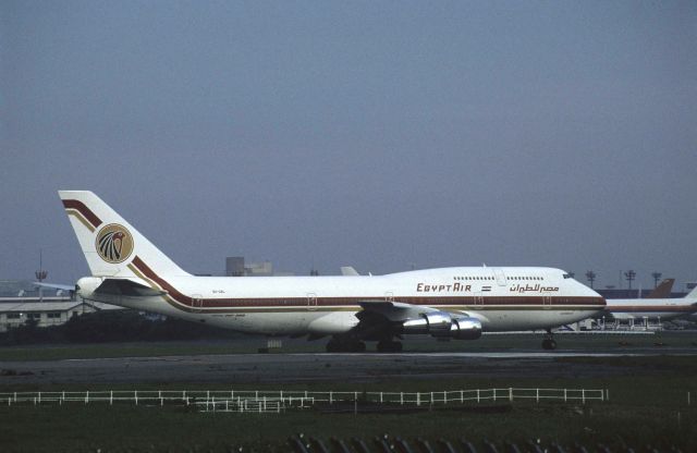 BOEING 747-300 (SU-GAL) - Departure at Narita Intl Airport Rwy16 on 1988/08/06