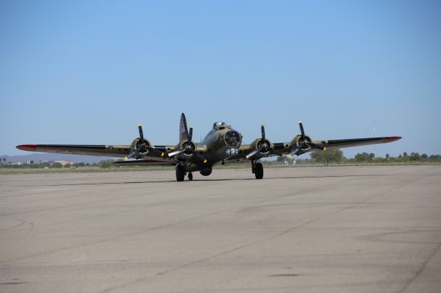 Boeing B-17 Flying Fortress (N93012) - Collings Foundation Boeing B-17G, Nine-O-Nine, on 18 April 2015.