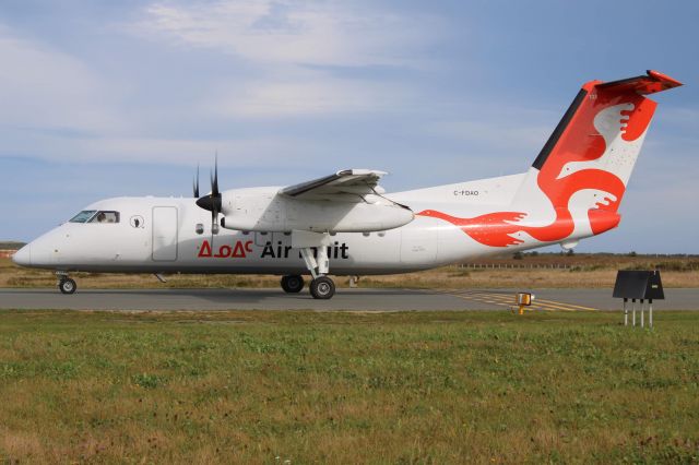 de Havilland Dash 8-100 (C-FDAO) - « Alpha » CYGR-CYGP 20/10/2023