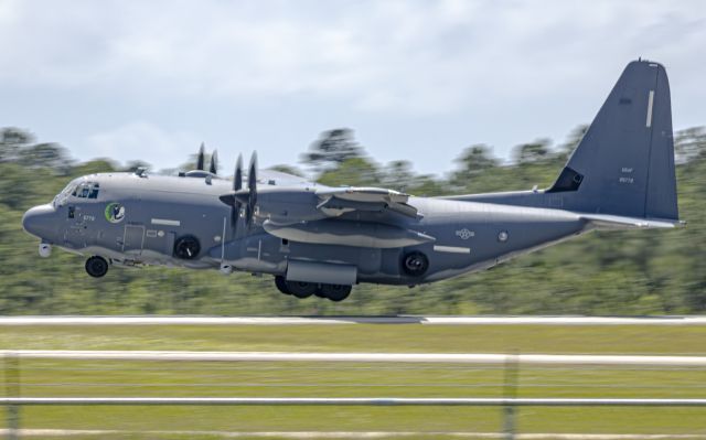 Lockheed C-130 Hercules (12-5772) - My first time capturing a "Spooky"!!! Absolute dream to see a flying one!