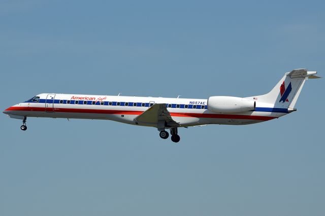 Embraer ERJ-145 (N657AE) - Classic livery, June 2012