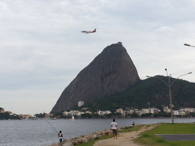 Airbus A319 — - SDU RIO DE JANEIRO - LANDING