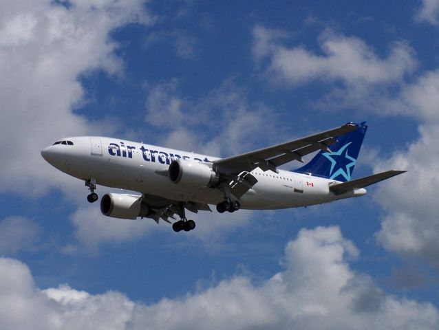 Airbus A310 (C-FDAT) - Photo Taken at London Gatwick on 19/06/04 C/n 658