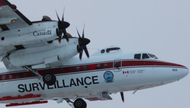 De Havilland Canada Dash 7 (C-GCFR) - Ice patrol aircraft leaving YFB