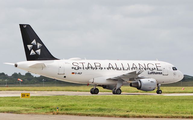 Airbus A319 (D-AILF) - lufthansa (star alliance) a319-114 d-ailf returning to shannon after a test flight 14/6/18.