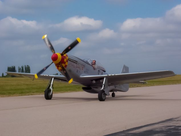 North American P-51 Mustang (41-1622) - Meeting ROUEN Vallée de Seine - 20 Août 2005