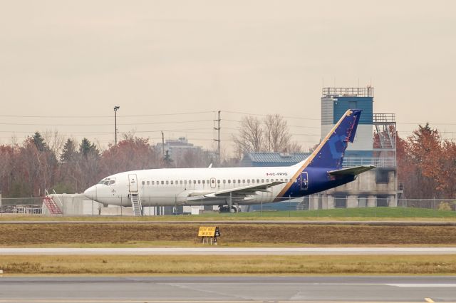 Boeing 737-200 (C-FRYG) - ex Southwest Airlines from 79-99, then Royal Airlines and Canada 3000. Now serves the YYZ fire services...