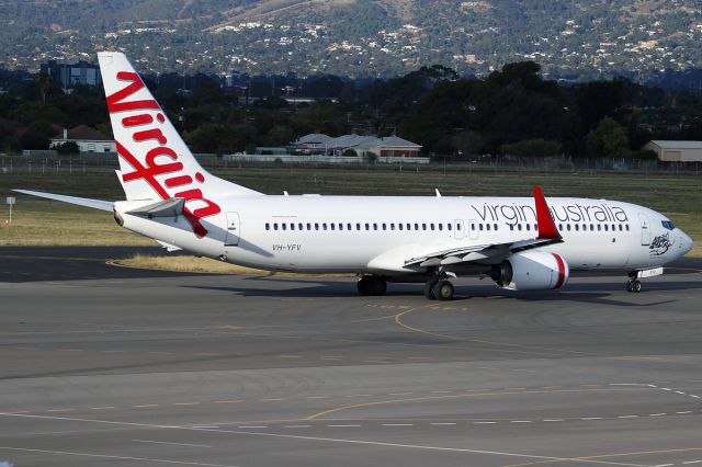 Boeing 737-800 (VH-YFV) - on 3 May 2017