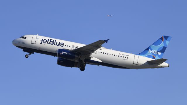 Airbus A320 — - Departing LAX on 25R