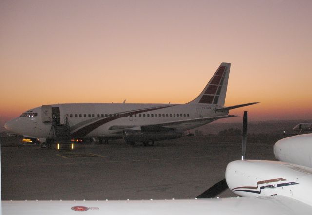 Boeing 737-700 (ZS-PVU) - Early morning at Lanseria, South Africa.