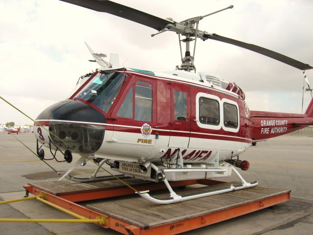 Bell UH-1V Iroquois (N441FA) - ORANGE COUNTY FIRE AUTHORITY FIRE 3 PARKED AT FULLERTON