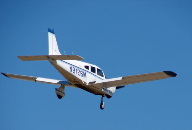 Piper Cherokee (N9126M) - Piper Cherokee landing at KCHD 2-9-2008