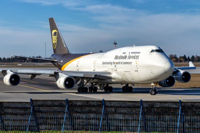 Boeing 747-400 (N578UP) -  Boeing 747-45E(BCF) N578UP United Parcel Service (UPS)