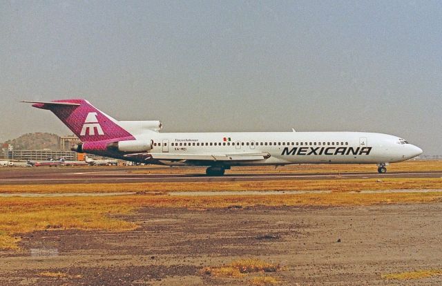 BOEING 727-200 (XA-MEI) - Mexicana / Boeing 727-264 (Adv) - MSN 22410 / XA-MEI "Tlacochahuaya" / MMMX 1993