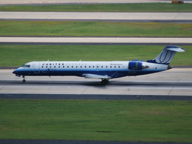 Canadair Regional Jet CRJ-700 (N516LR) - Arriving 6/15/12