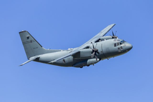 ALENIA Spartan (C-27J) (A34009) - Royal Australian Air Force (A34-009) Alenia C-27J Spartan low-level flyover at Wagga Wagga Airport