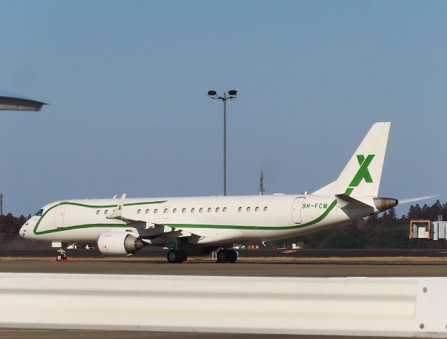 Embraer ERJ-190 (9H-FCM) - Photo taken on Feb 09, 2023.br /AX821J/09  HAN-NRT