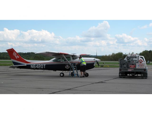 Cessna Skylane (N6420T) - A salute to the men and women in the CAP! They helped out a lot during the floodings at KBGM in September 2011.