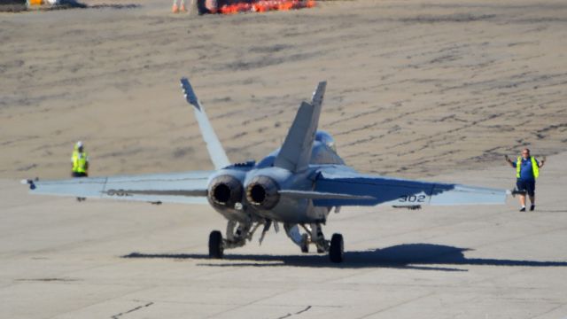 McDonnell Douglas FA-18 Hornet (16-8912) - Starting taxiout.