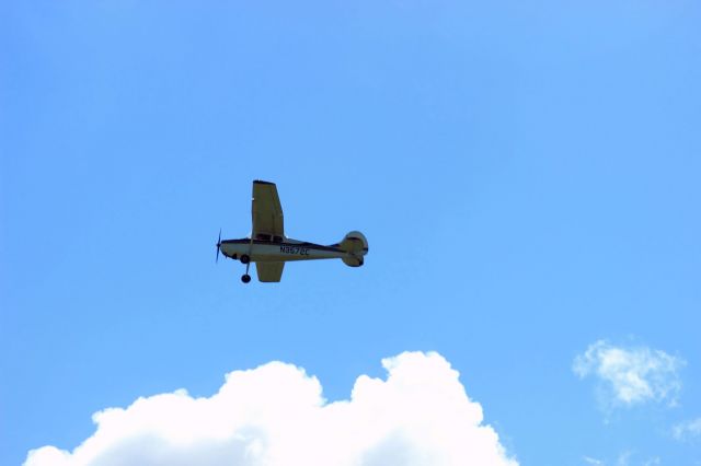 Cessna Chancellor (N3572C) - Cessna out of Frasca Field doing touch and goes over the house at KTIP.