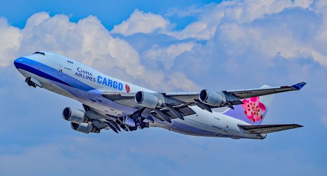 Boeing 747-400 (B-18707) - B-18707 China Airlines Cargo Boeing 747-409F s/n 30764 - Los Angeles International Airport (IATA: LAX, ICAO: KLAX, FAA LID: LAX)br /Photo: TDelCorobr /September 3, 2017