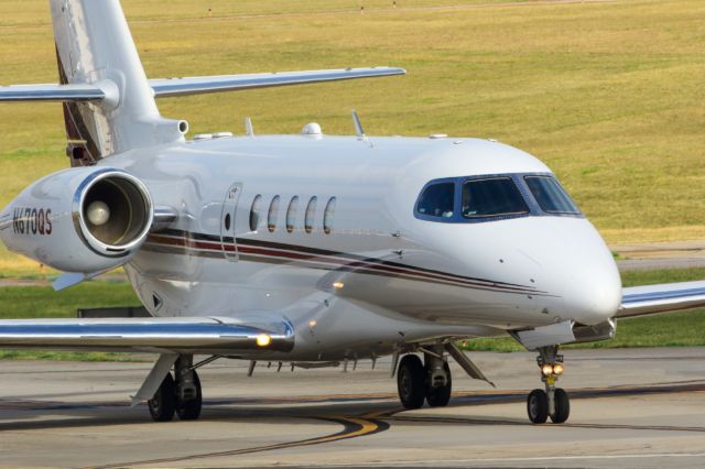 Cessna Citation Latitude (N670QS) - N670QS is a 2019 Cessna Citation 680A seen here taxiing for departure at Atlanta's PDK executive airport. I shot this with a Canon 500mm lens. Camera settings were 1/250, F25, ISO 500. Please check out my other photography. Positive votes and comments are always appreciated. Questions about this photo can be sent to Info@FlewShots.com