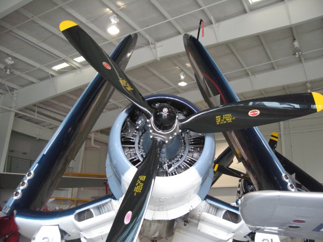 VOUGHT-SIKORSKY V-166 Corsair (N46RL) - Goodyear FG-1D Corsair w/ its R-2800 in all its glory!