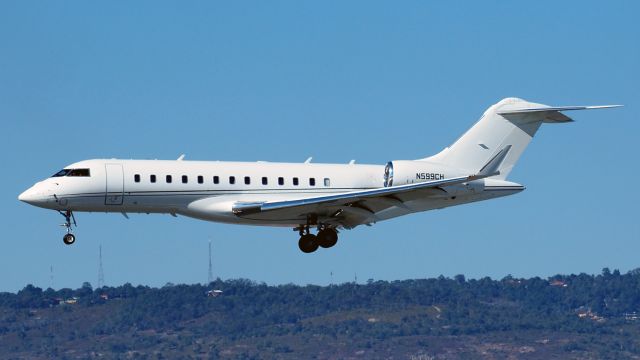 N599CH — - Bombardier Global 6000 N599CH runway 03 YPPH 19 May 2018