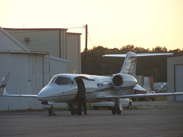 Learjet 31 (N633SF) - N633SF parked at SF's hangar in Laurel