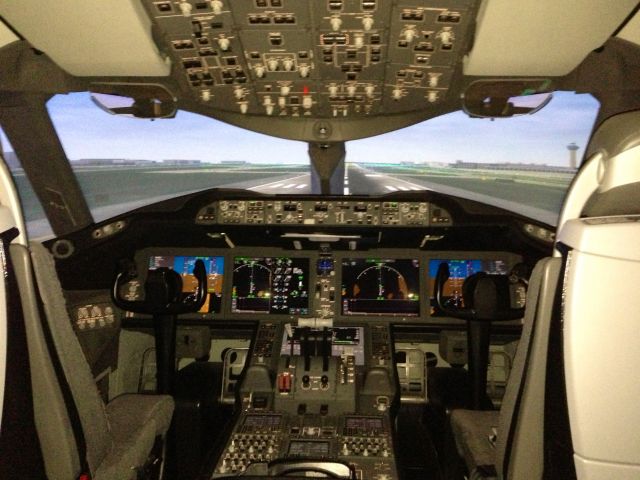 Boeing 787-8 — - Inside a Boeing787 Simulator