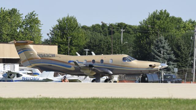 Pilatus PC-12 (N343CW) - Airventure 2019