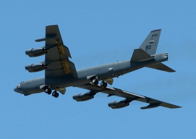 Boeing B-52 Stratofortress (60-0038) - Off of Rwy 33 at Barksdale Air Force Base.