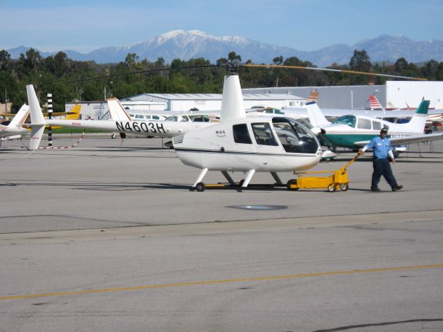 Robinson R-44 (N4603H) - Towed at Fullerton