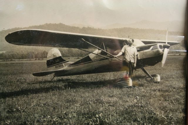 N3765V — - Mr. Richard Parker with C 140 KRHP.  Circa 1954?  Unknown photographer.