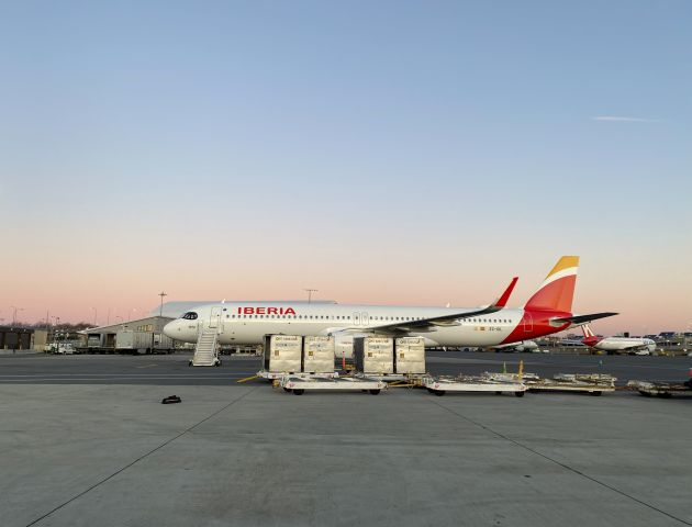 Airbus A321neo (EC-OIL) - sunrise