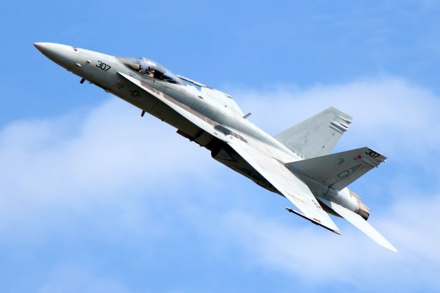 McDonnell Douglas FA-18 Hornet (16-3499) - The Gladiators of Strike Fighter Squadron 106 (VFA-106) from NAS Oceana, Virginiabr /br /br /Westfield Air Show