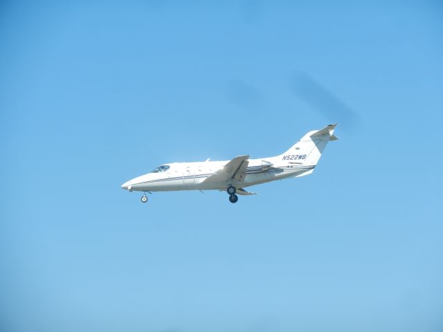 Beechcraft Beechjet (N522MB) - A Beechcraft Beechjet Lands At Baltimore International After A 52 Minute Flight From New York, This Aircraft Was Built In 2007