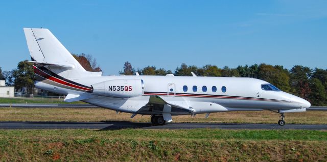 Cessna Citation Sovereign (N535QS) - A Cessna Citation Latitude at GMU.  11/27/20.