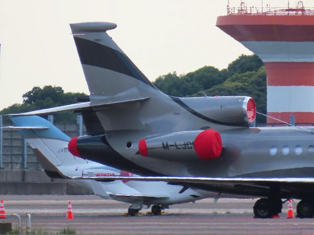 Dassault Falcon 7X (M-LJCR) - Photo taken on Jun 13, 2023.